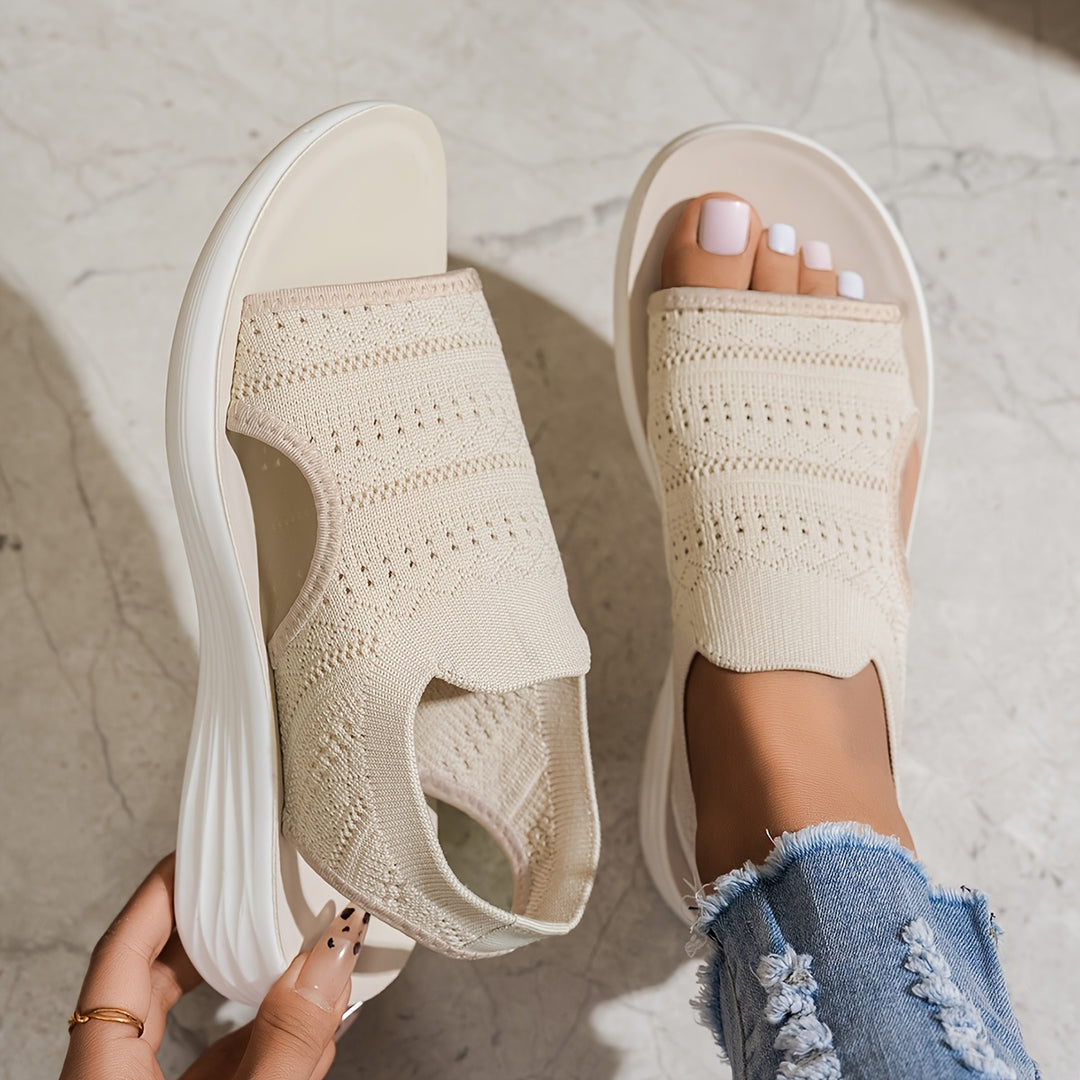 Sandali ortopedici open toe confortevoli con supporto avanzato per donna