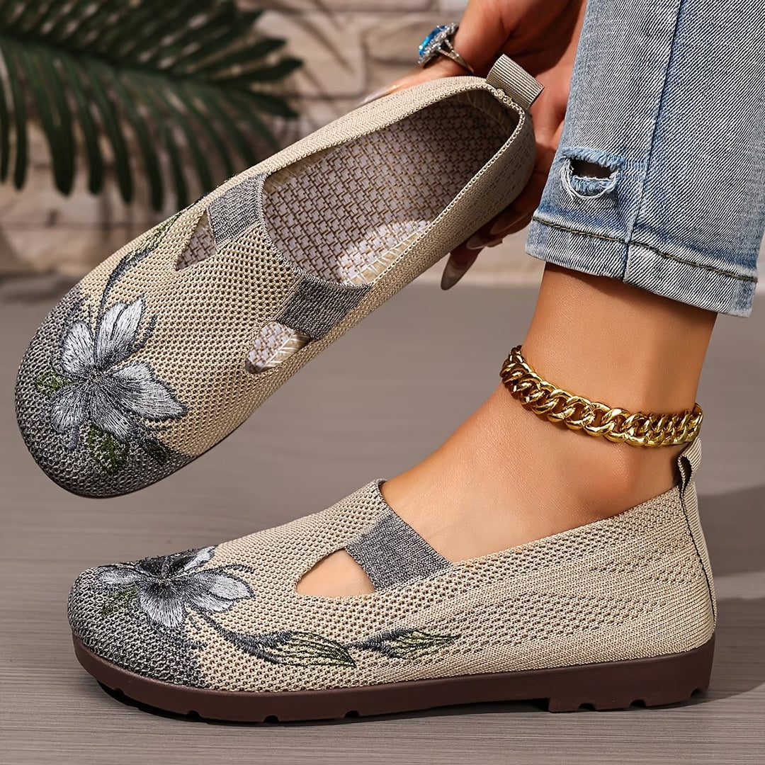 Scarpe da donna comode e traspiranti con motivo floreale