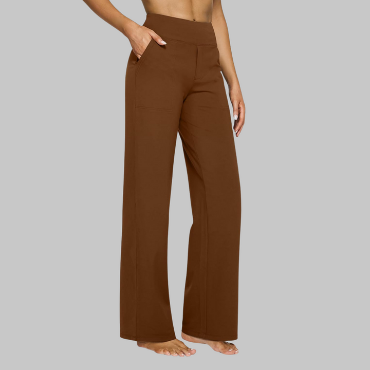 Pantaloni donna eleganti e comodi a vita alta stretch