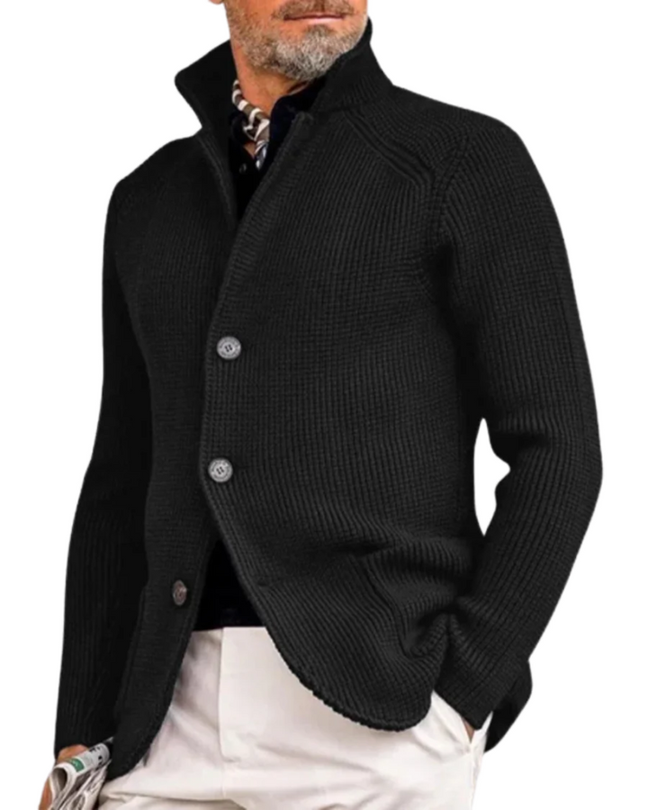 Gilet uomo elegante in maglia versatile con bottoni