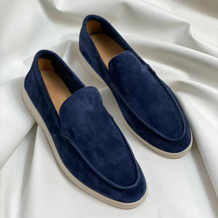Mocassini uomo eleganti in suede comfort quotidiano