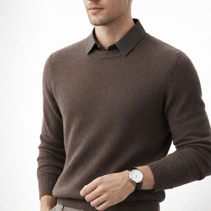 Maglione con colletto elegante e confortevole per uomo