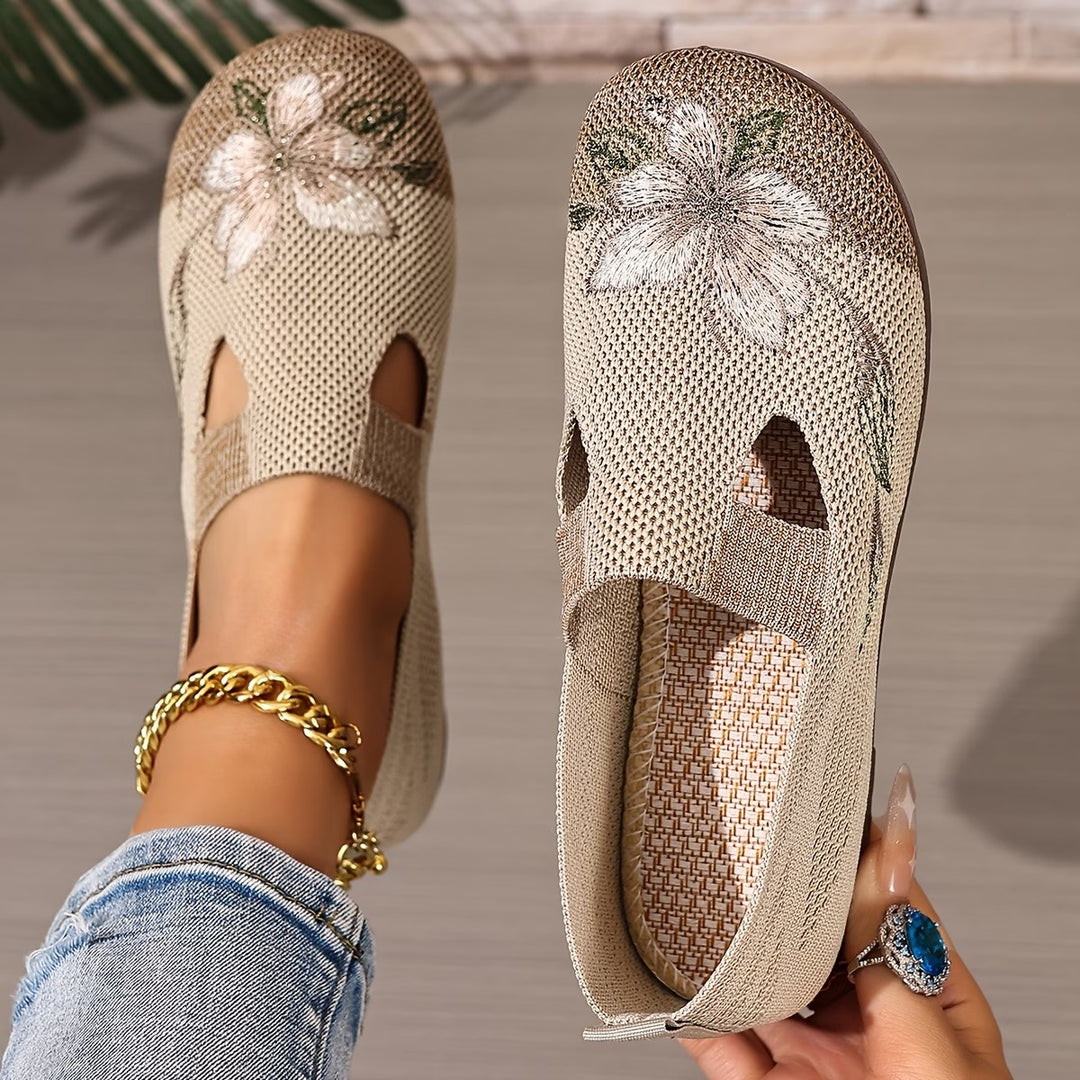 Scarpe da donna comode e traspiranti con motivo floreale