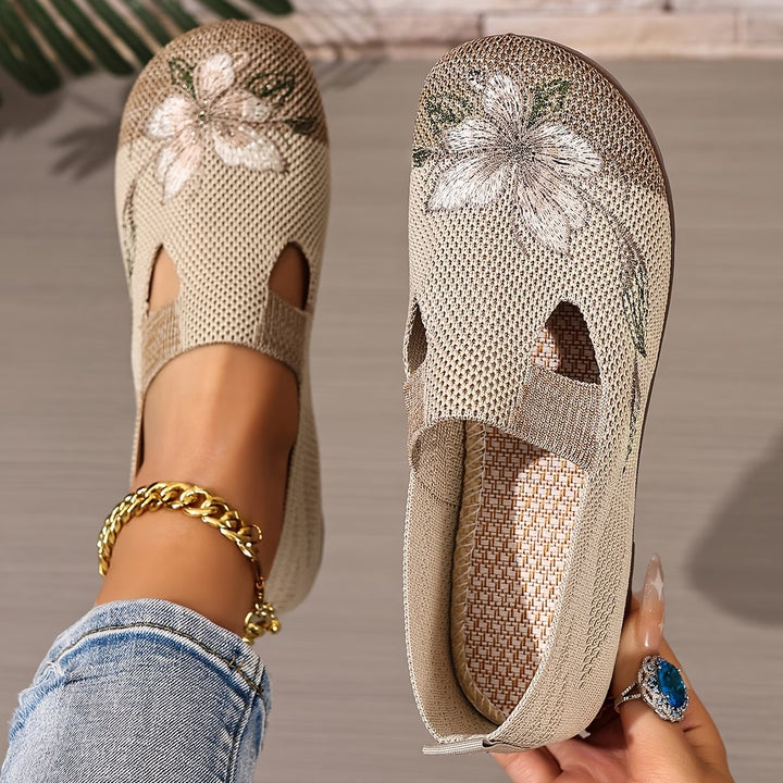 Scarpe da donna comode e traspiranti con motivo floreale