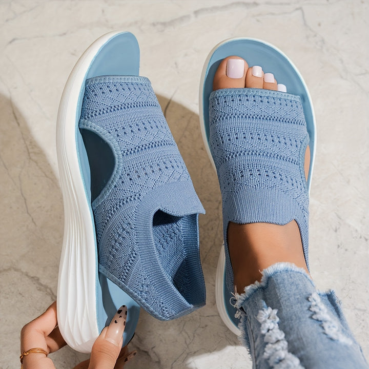 Sandali ortopedici open toe confortevoli con supporto avanzato per donna