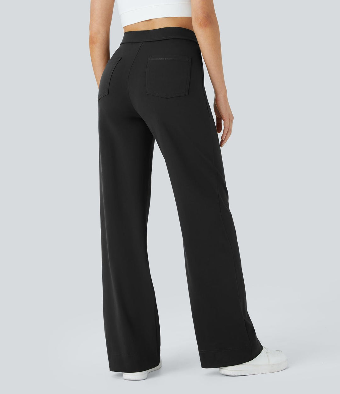 Pantaloni donna eleganti e comodi a vita alta casual