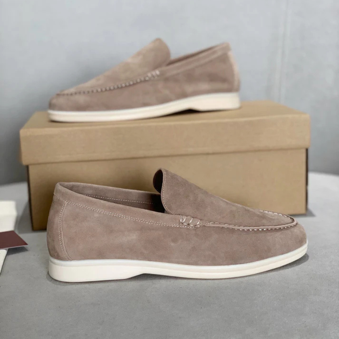 Mocassini uomo in suede eleganti comfort ammortizzato