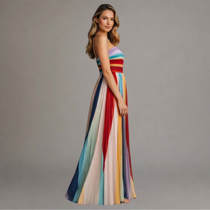Abito lungo casual elegante da donna fluido e confortevole