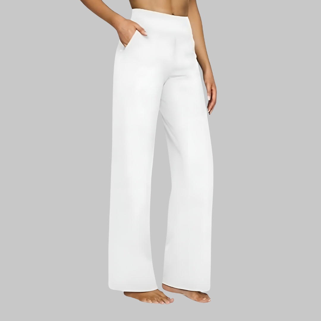 Pantaloni donna eleganti e comodi a vita alta stretch