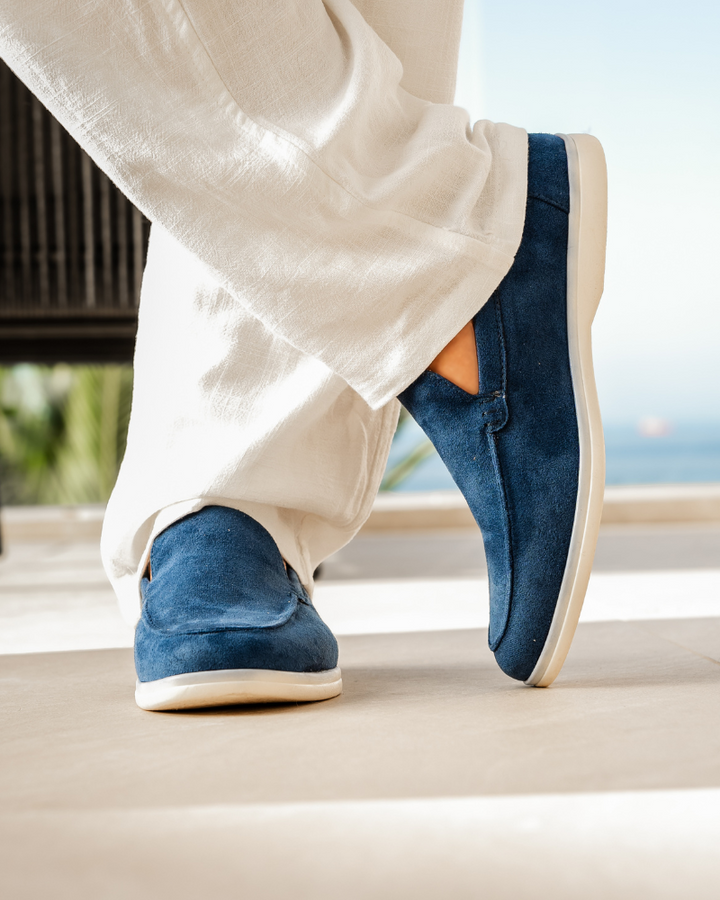 Mocassini in suede da uomo eleganti e comodi