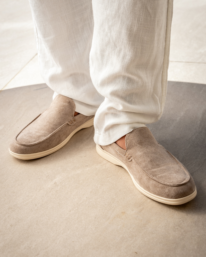 Mocassini in suede da uomo eleganti e comodi