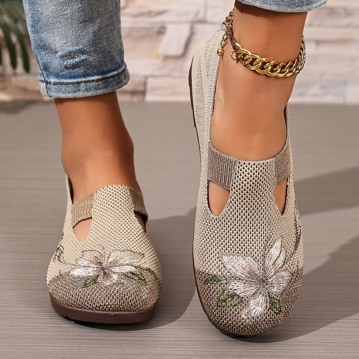 Scarpe da donna comode e traspiranti con motivo floreale
