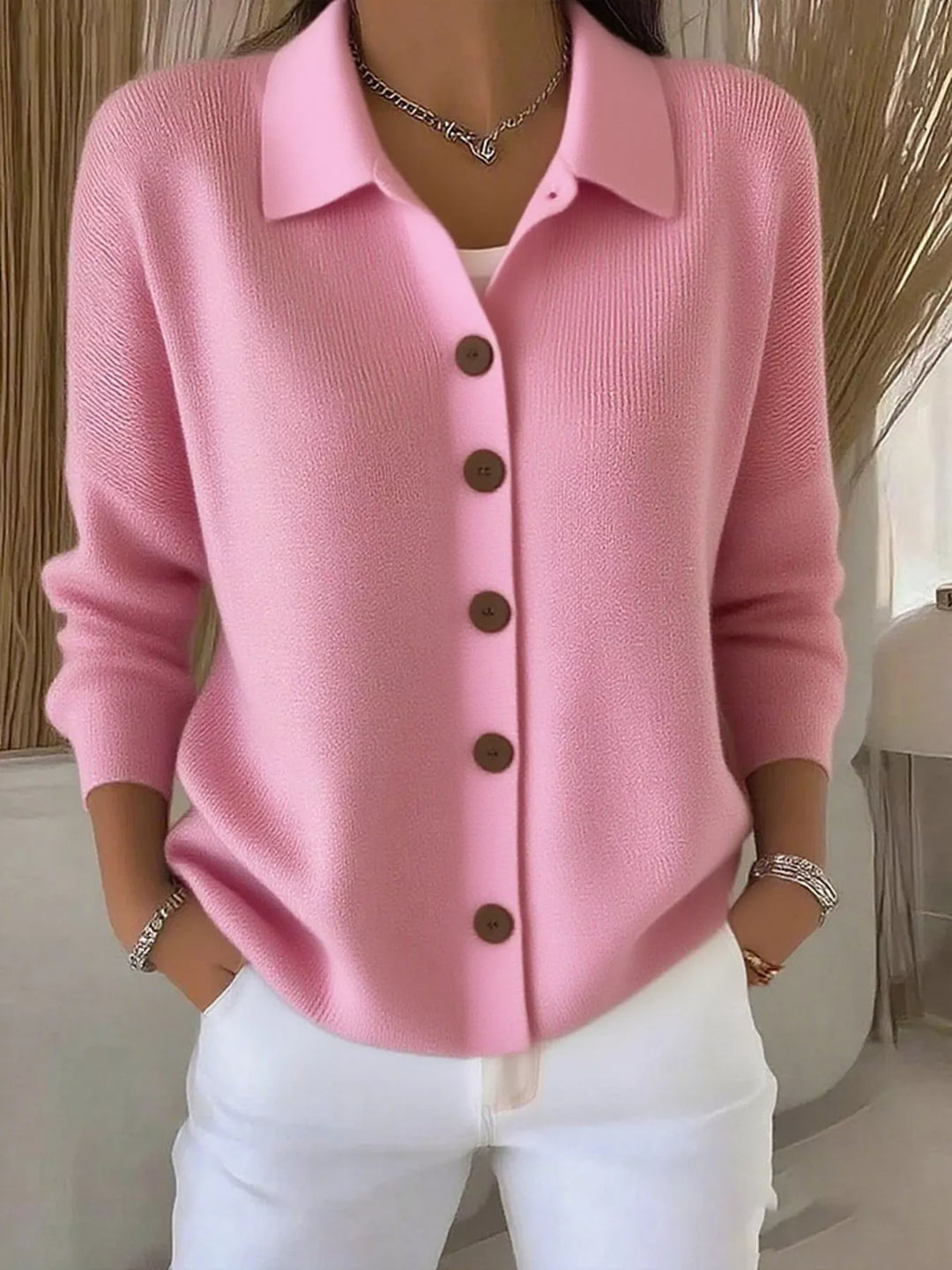 Blusa elegante in cotone morbido e traspirante per donna