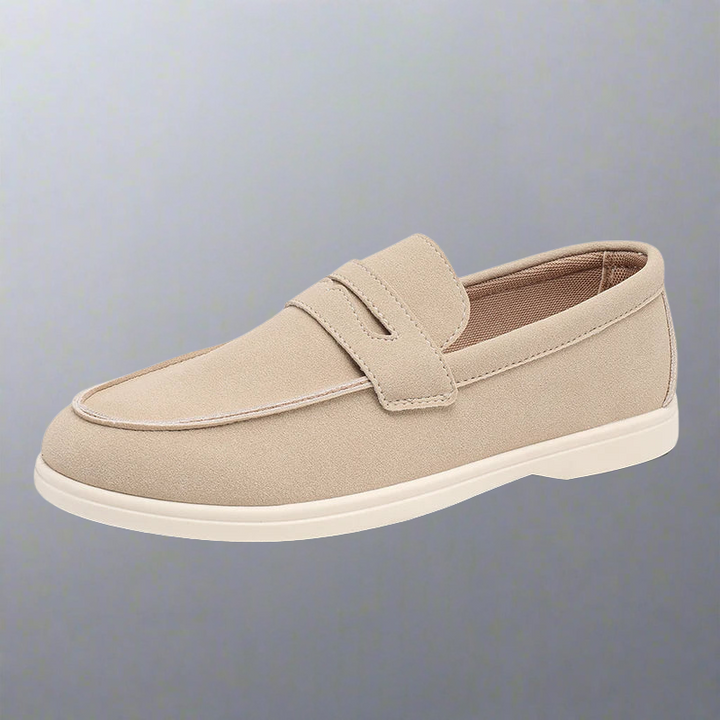 Mocassini uomo eleganti in suede comfort raffinato