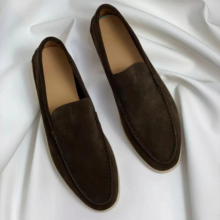 Mocassini uomo eleganti in suede comfort quotidiano