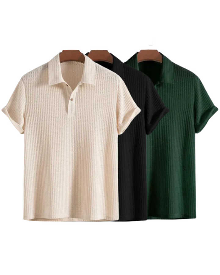 Polo uomo elegante a maniche corte