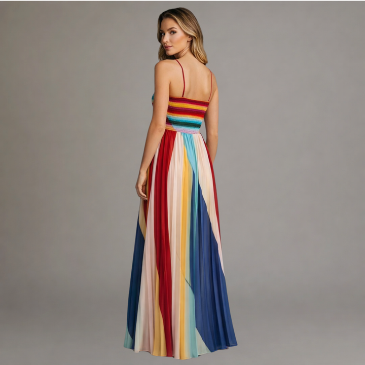 Abito lungo casual elegante da donna fluido e confortevole