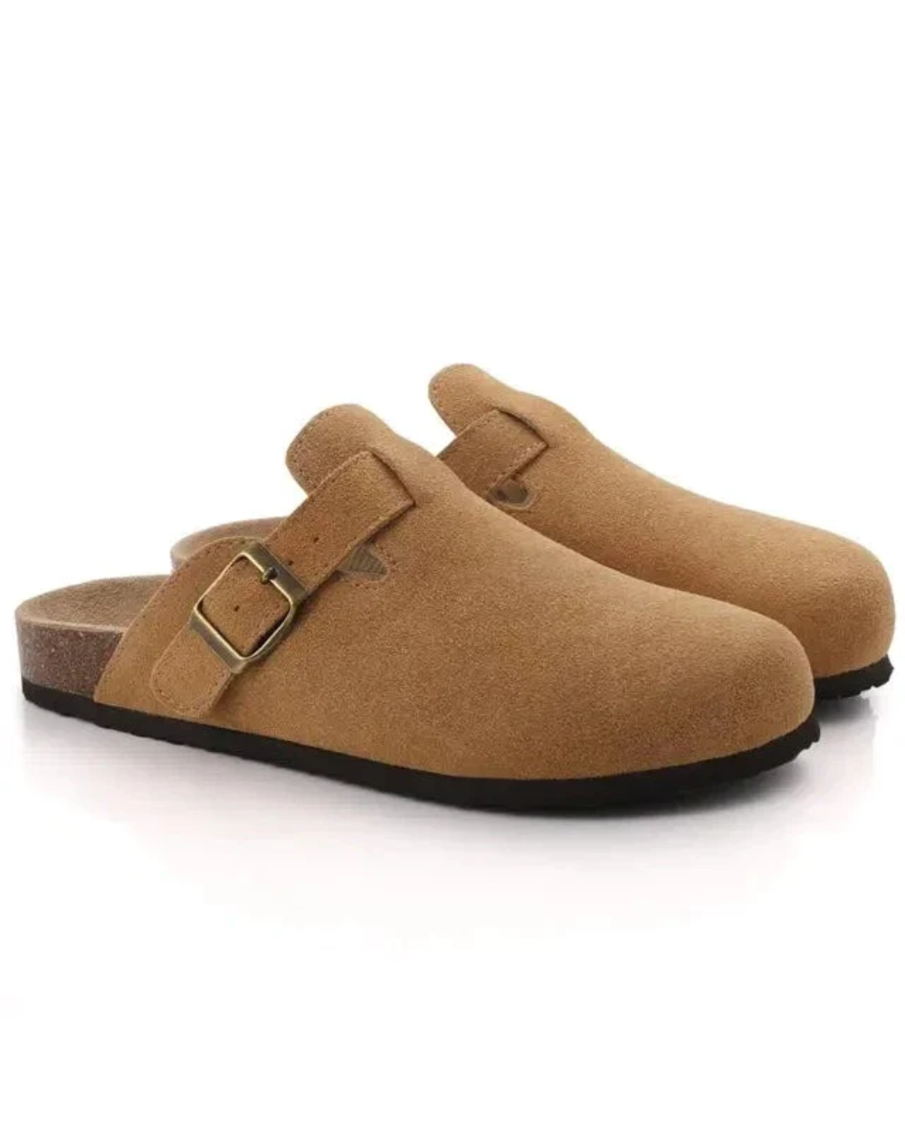 Zoccoli uomo eleganti in suede comfort casual