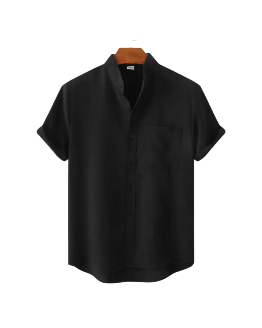 Camicia uomo in lino a maniche corte elegante