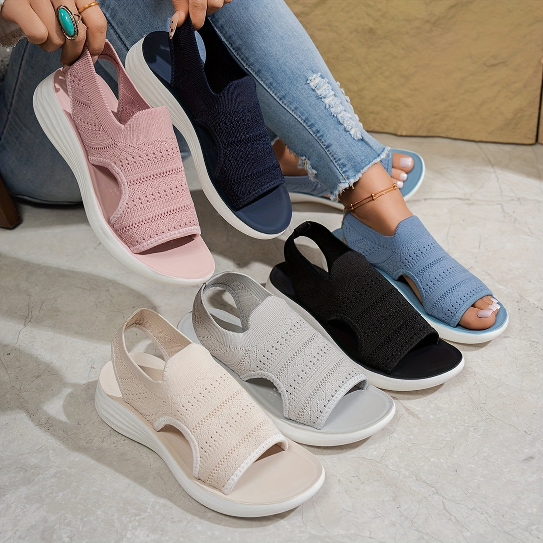Sandali ortopedici open toe confortevoli con supporto avanzato per donna
