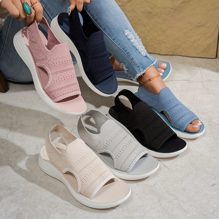 Sandali ortopedici open toe confortevoli con supporto avanzato per donna