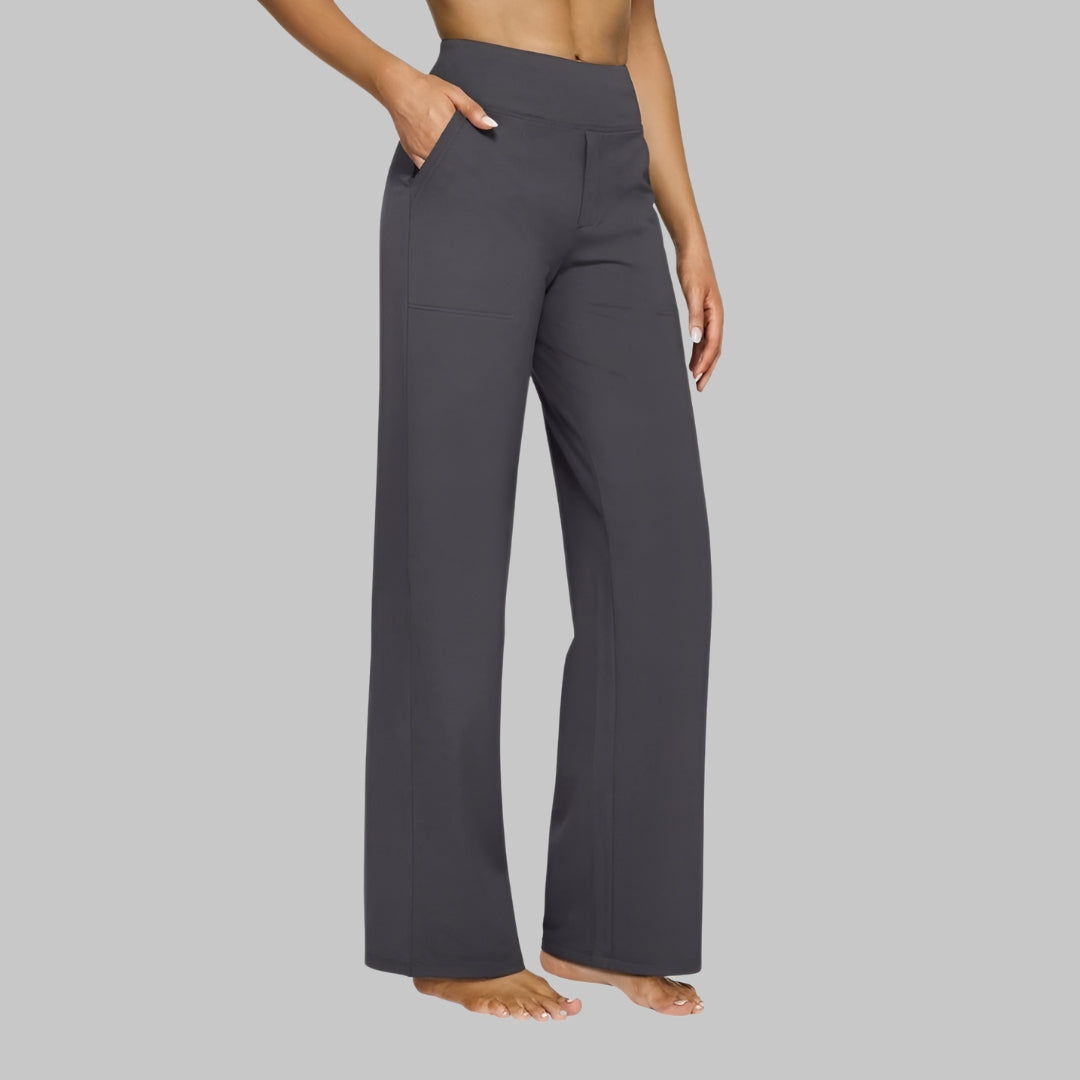 Pantaloni donna eleganti e comodi a vita alta stretch