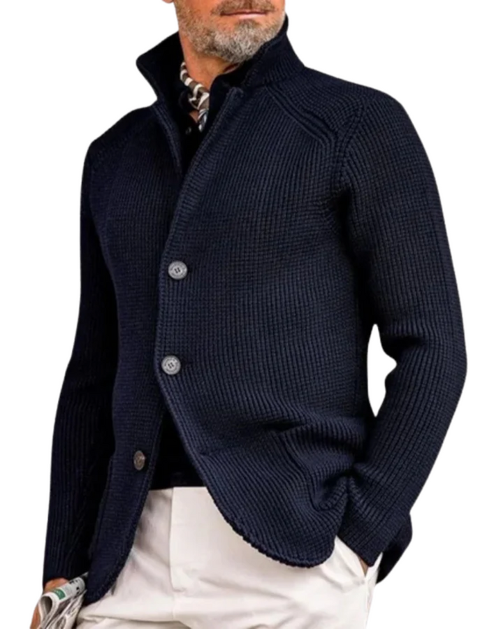 Gilet uomo elegante in maglia versatile con bottoni