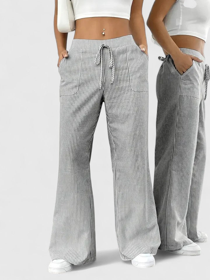 Pantaloni estivi donna comodi e versatili a gamba ampia