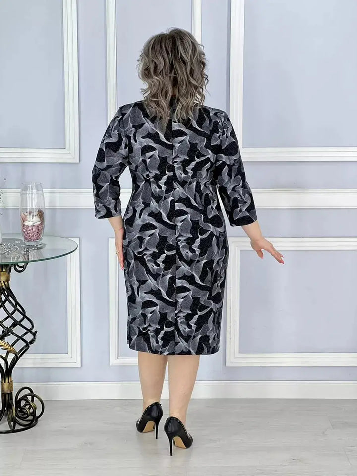 【🏆️Gorąca wyprzedaż】🌷 [S-5XL] 2025 Nowa elegancka sukienka z nadrukiem