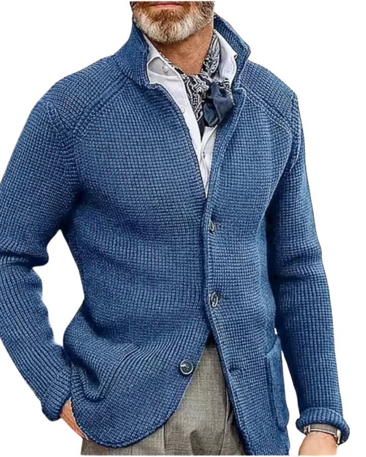 Gilet uomo elegante in maglia versatile con bottoni
