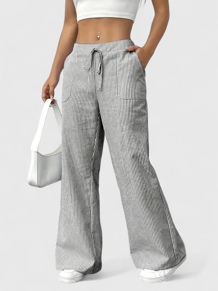 Pantaloni estivi donna comodi e versatili a gamba ampia