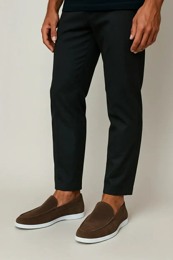Mocassini uomo eleganti in suede comfort quotidiano