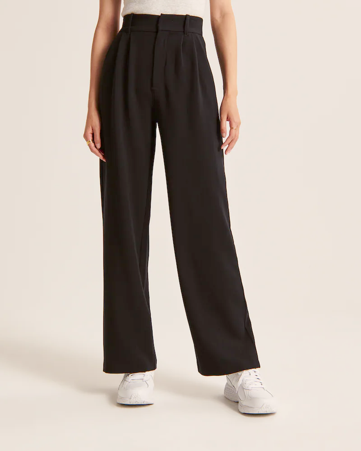 Pantaloni donna eleganti a gamba larga leggeri e confortevoli