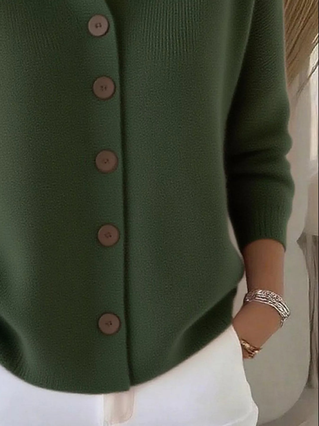 Blusa elegante in cotone morbido e traspirante per donna