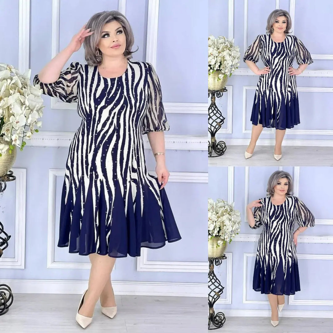 💙🌸【S-5XL】Nowa elegancka sukienka festiwalowa