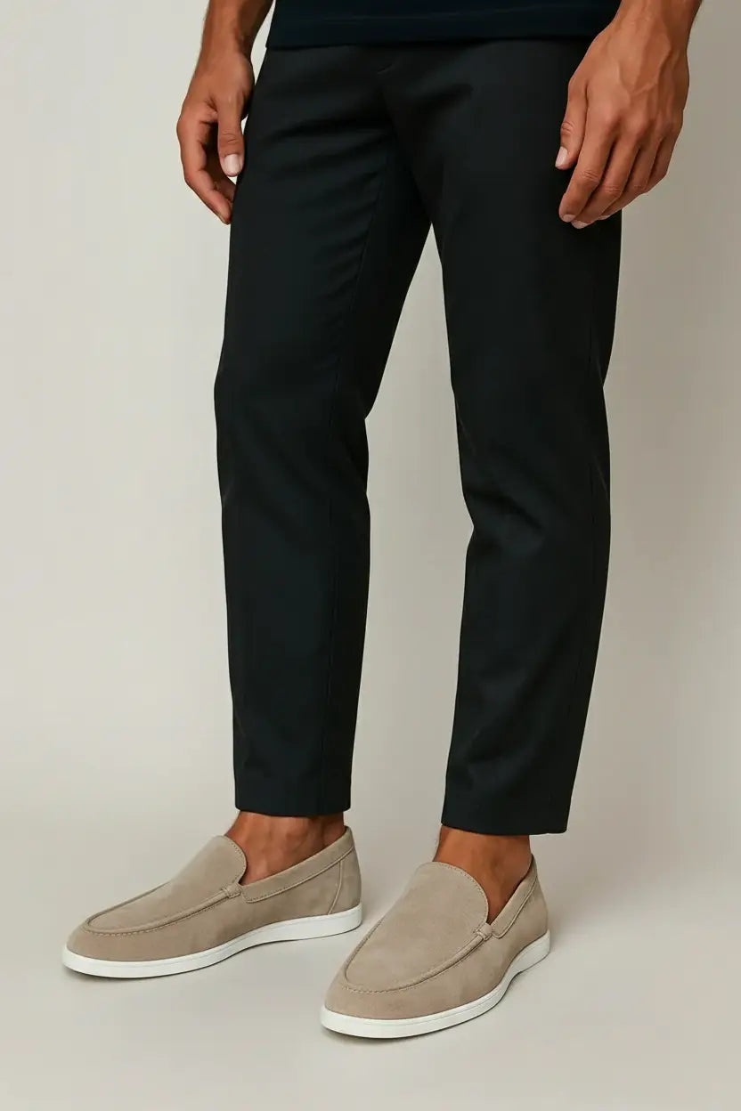 Mocassini uomo eleganti in suede comfort quotidiano