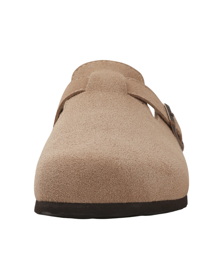 Zoccoli uomo eleganti in suede comfort casual