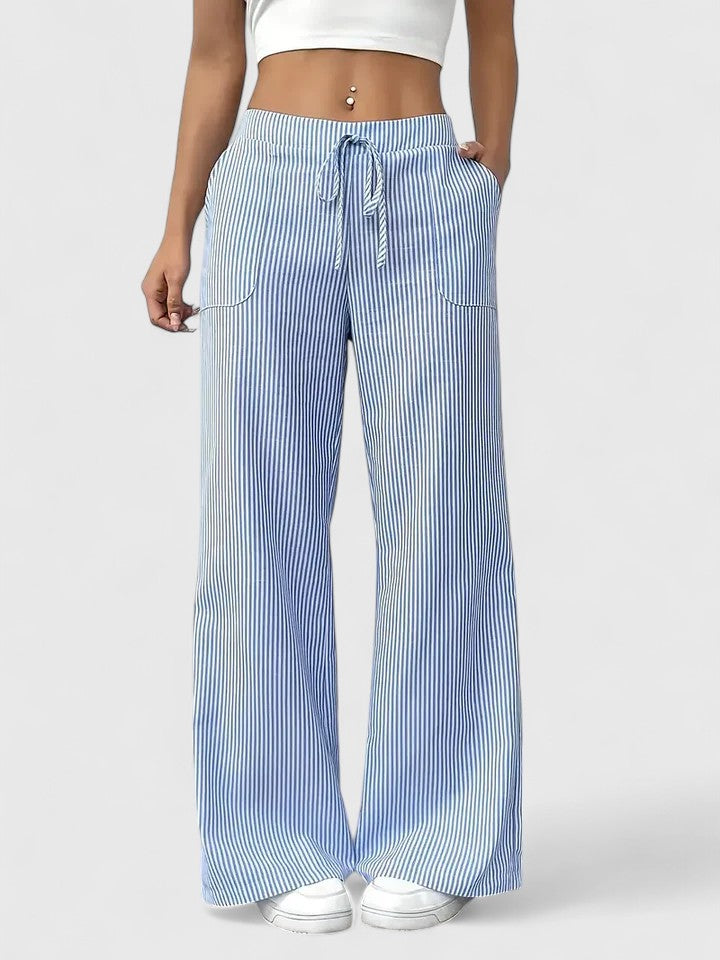 Pantaloni estivi donna comodi e versatili a gamba ampia