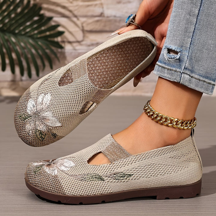 Scarpe da donna comode e traspiranti con motivo floreale