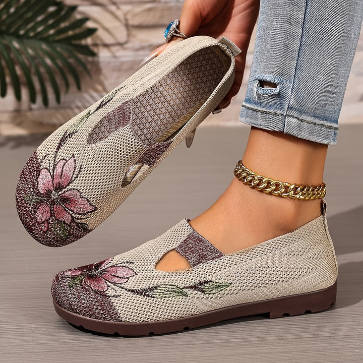 Scarpe da donna comode e traspiranti con motivo floreale