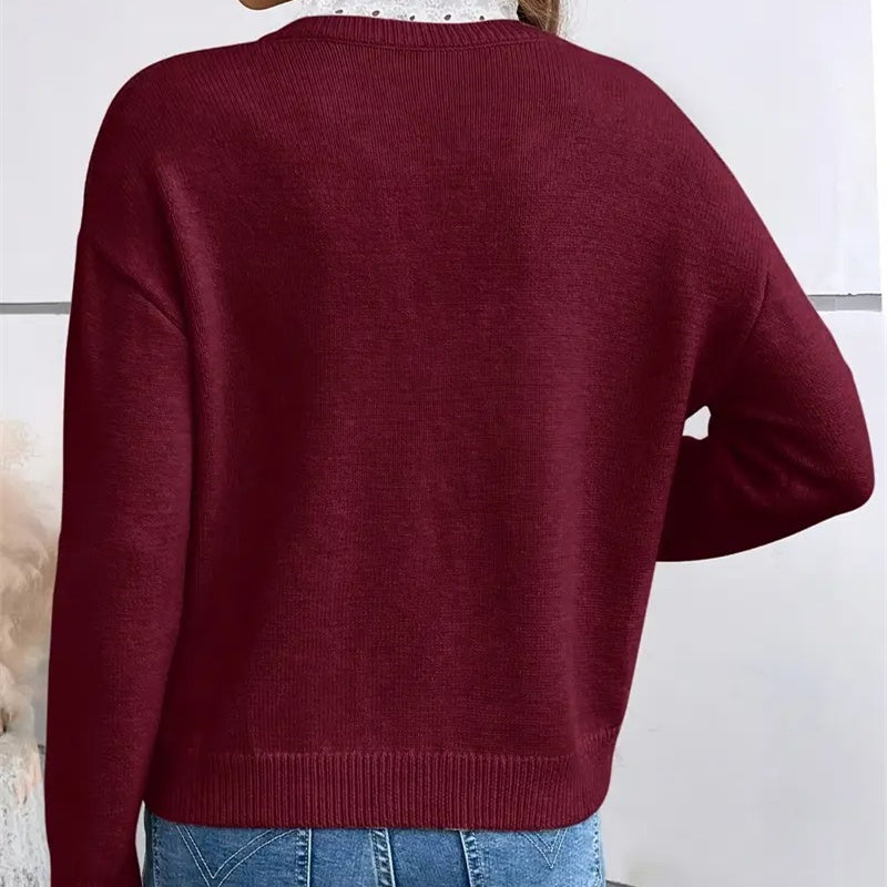 Maglione donna elegante in maglia morbida e confortevole