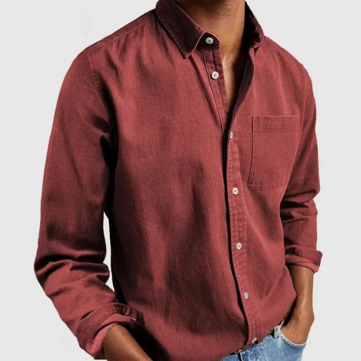 Camicia casual elegante traspirante e versatile per uomo