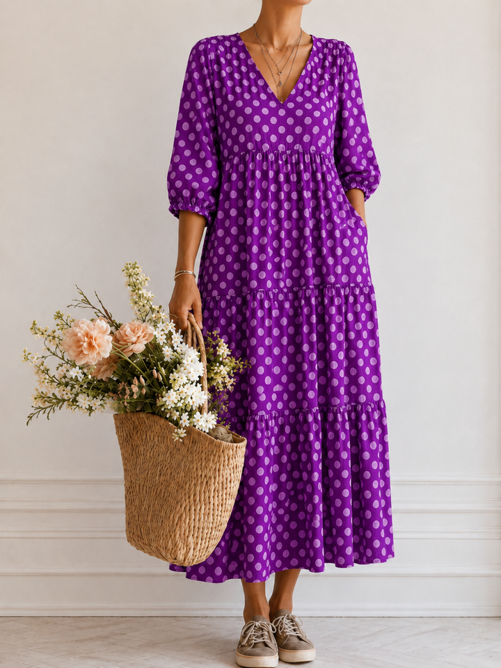 Abito boho estivo donna floreale e leggero
