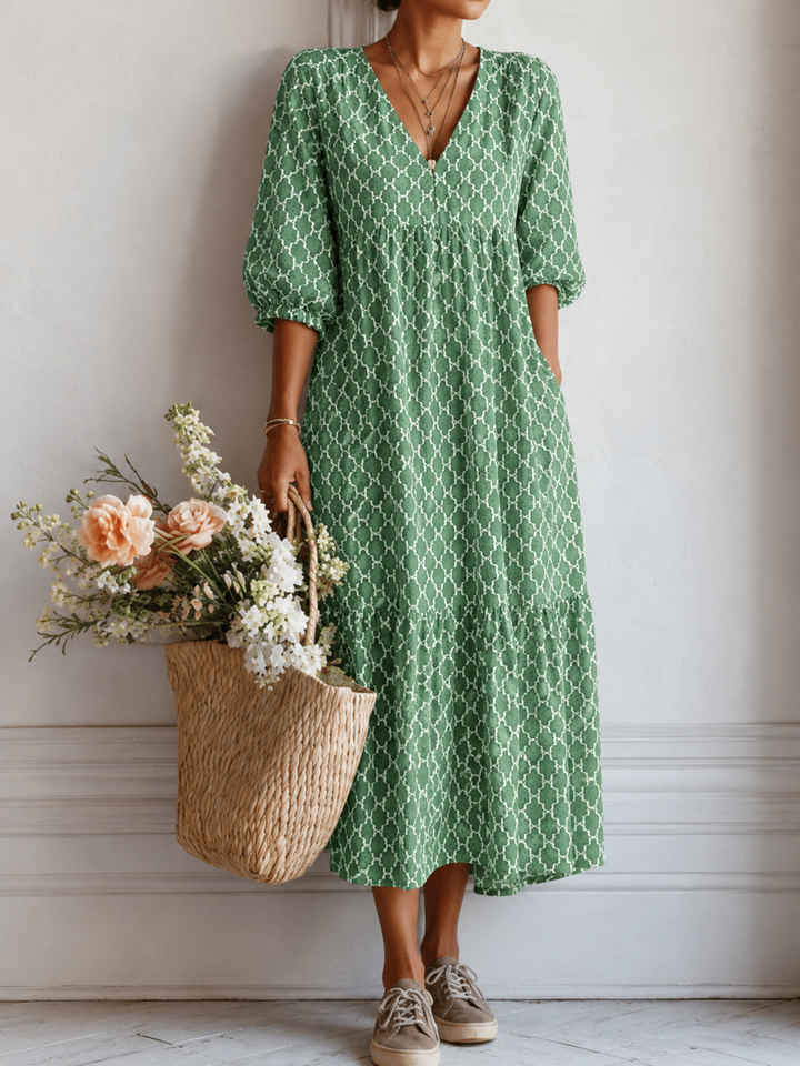 Abito boho estivo donna floreale e leggero