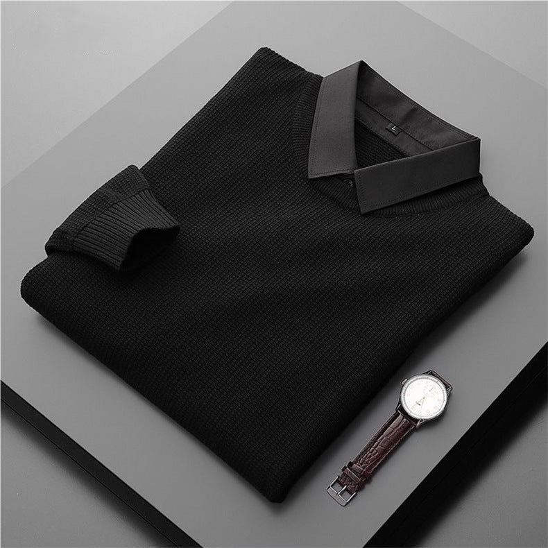 Maglione con colletto elegante e confortevole per uomo