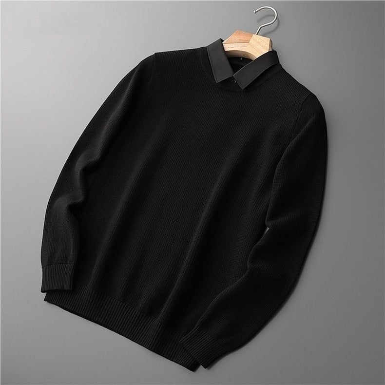 Maglione con colletto elegante e confortevole per uomo