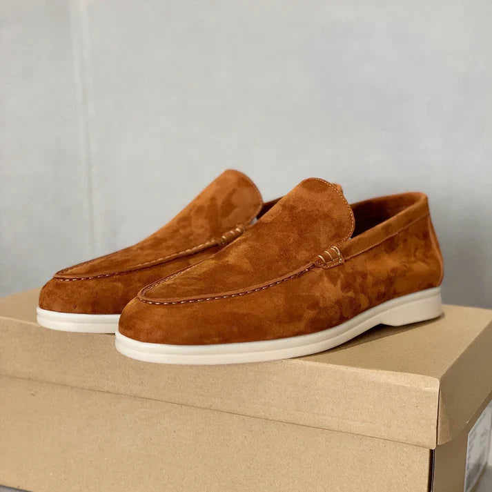 Mocassini uomo in suede eleganti comfort ammortizzato