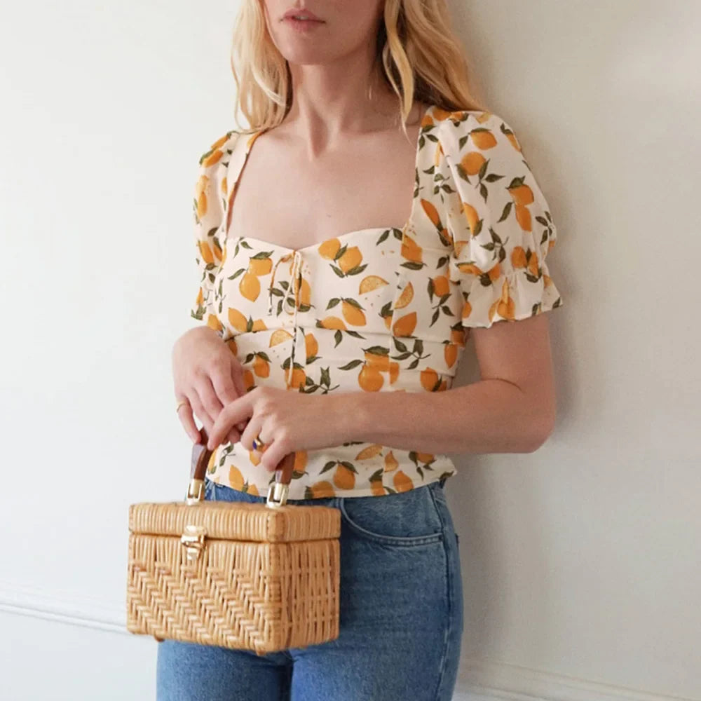 Blusa donna floreale elegante e femminile