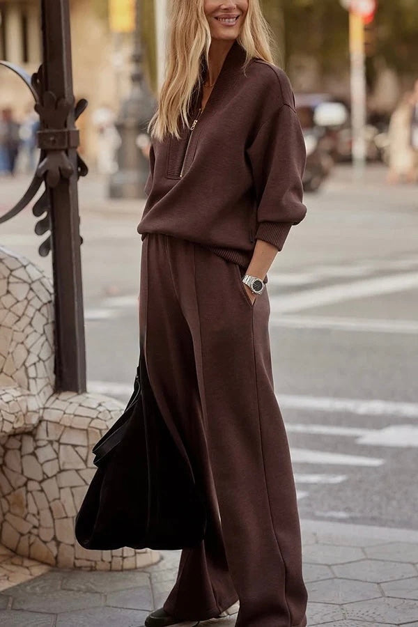 Completo elegante e confortevole due pezzi per donna