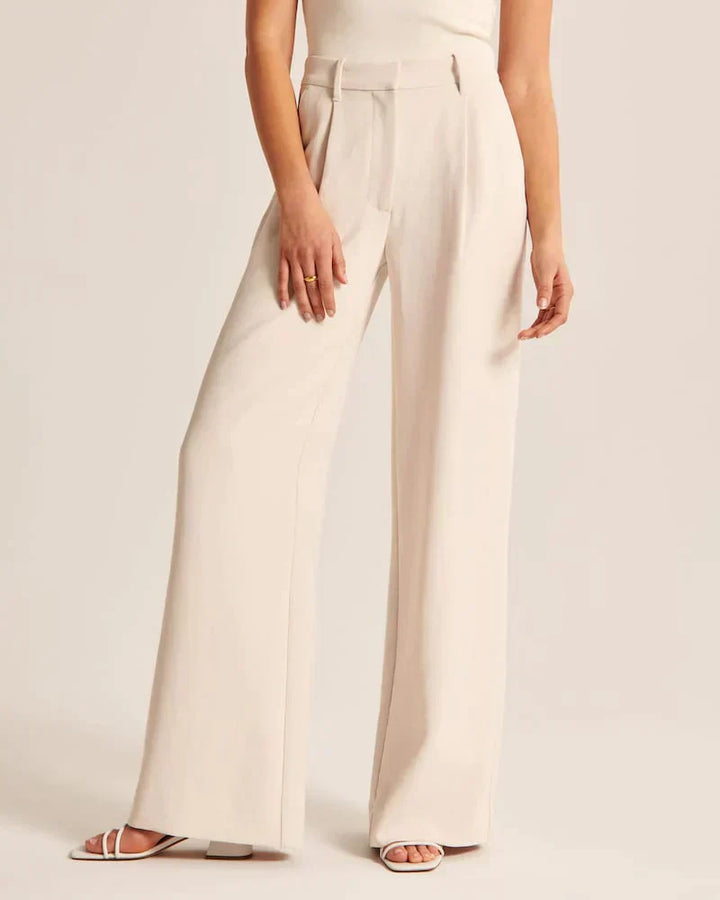 Pantaloni donna eleganti a gamba larga leggeri e confortevoli
